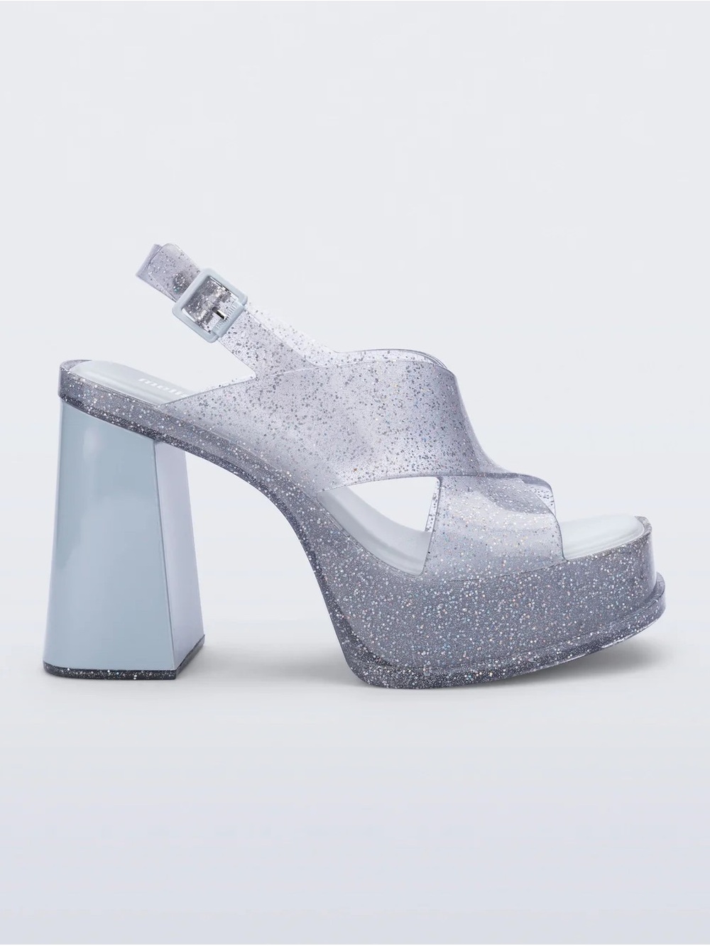 Melissa Glitter Platform Dance Heel